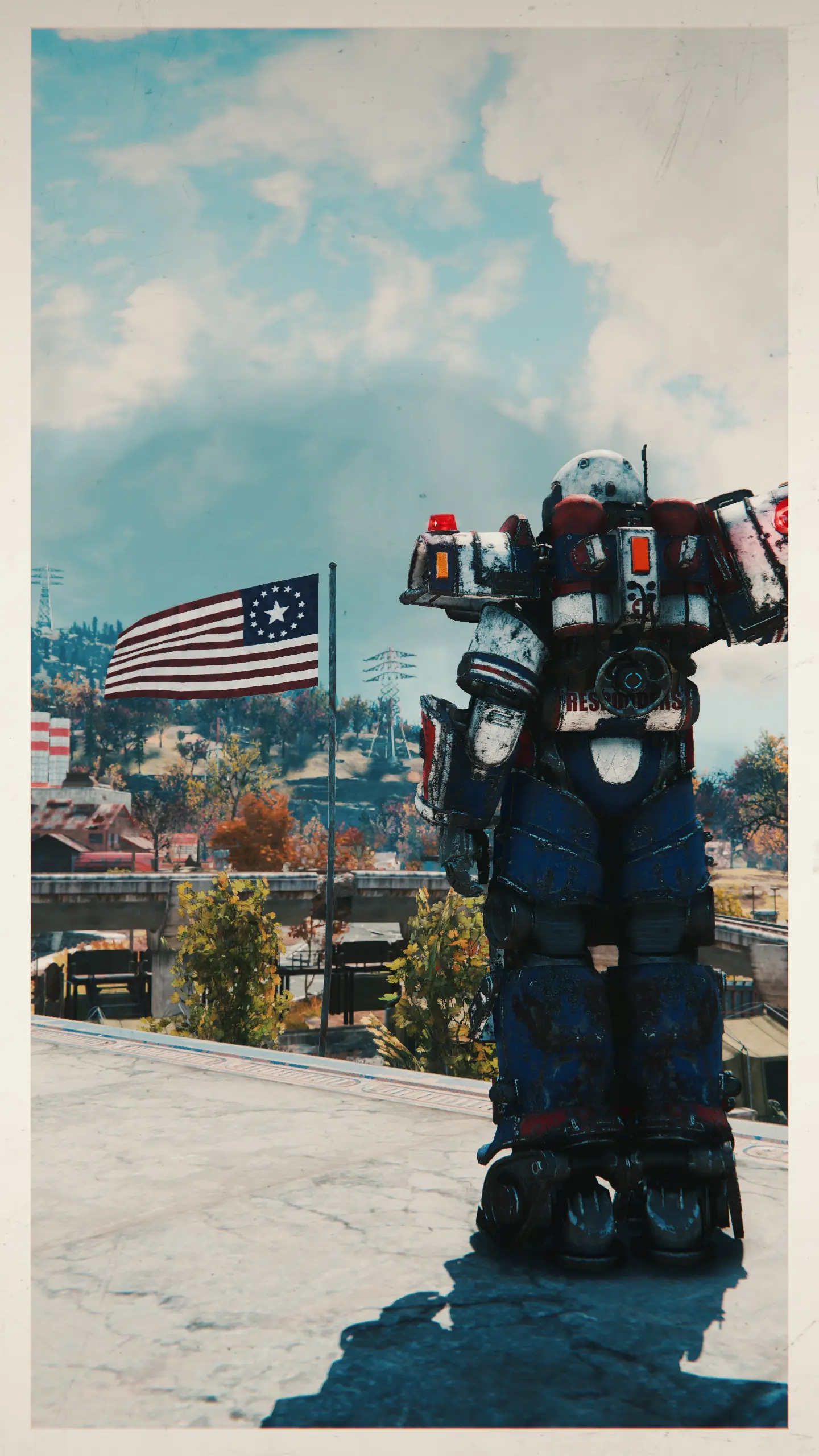 Responders Power Armor Retexture Revamped At Fallout 76 Nexus Mods