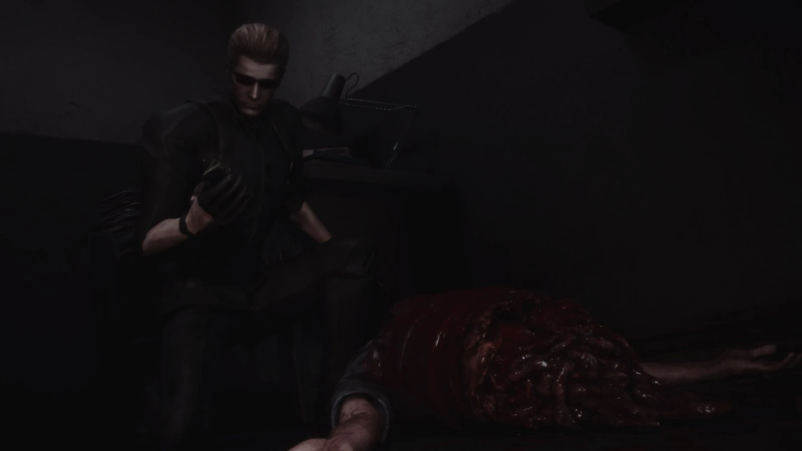 resident evil 5 wesker for leon noir