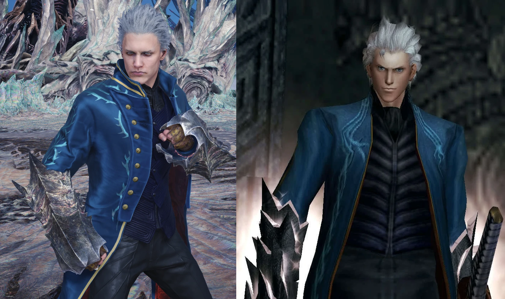 In Game Color Accurate Dmc Ex Recolor Vergil At Devil May Cry Nexus