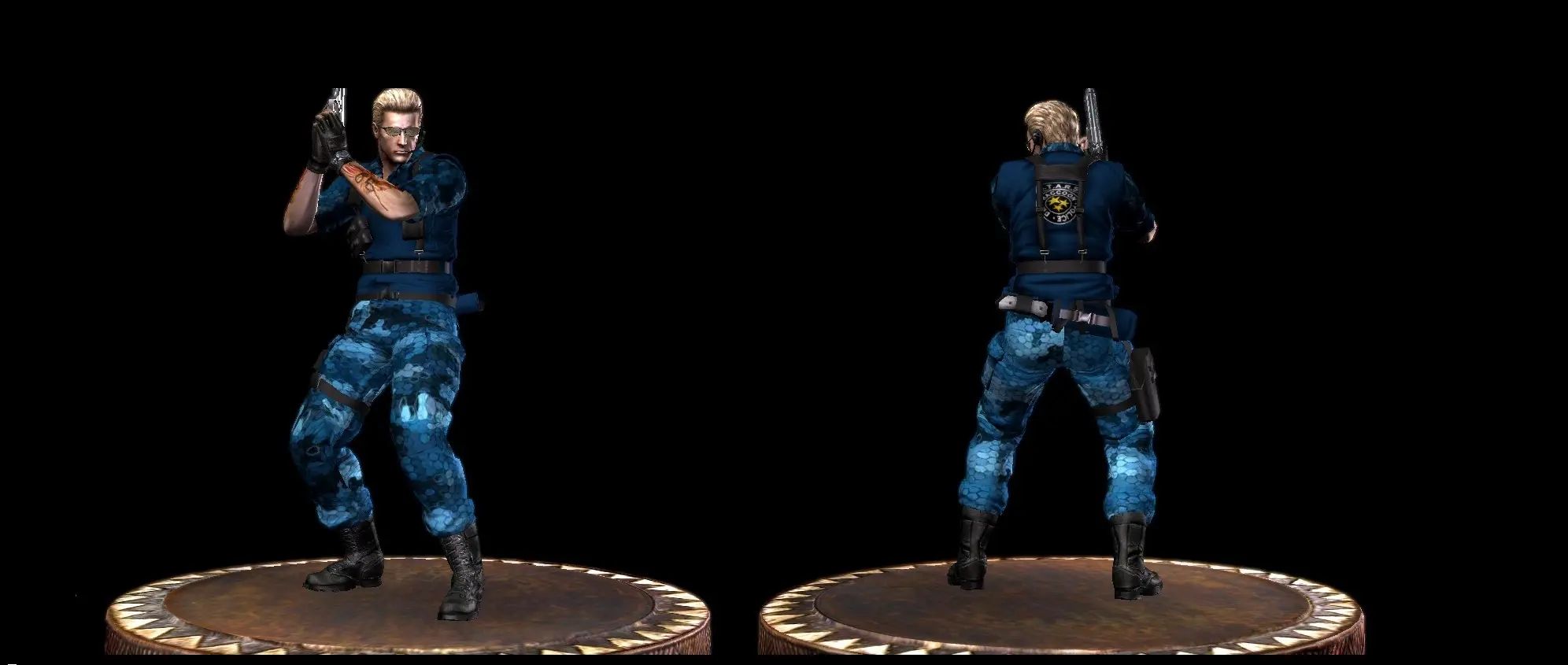 Reskin Pack X Para Wesker Stars At Resident Evil Gold Edition Nexus Mods And Community