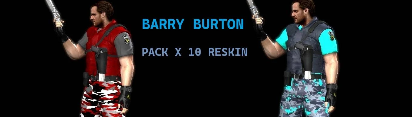 RESKIN PARA BARRY BURTON PACK X At Resident Evil Gold Edition Nexus Mods And Community