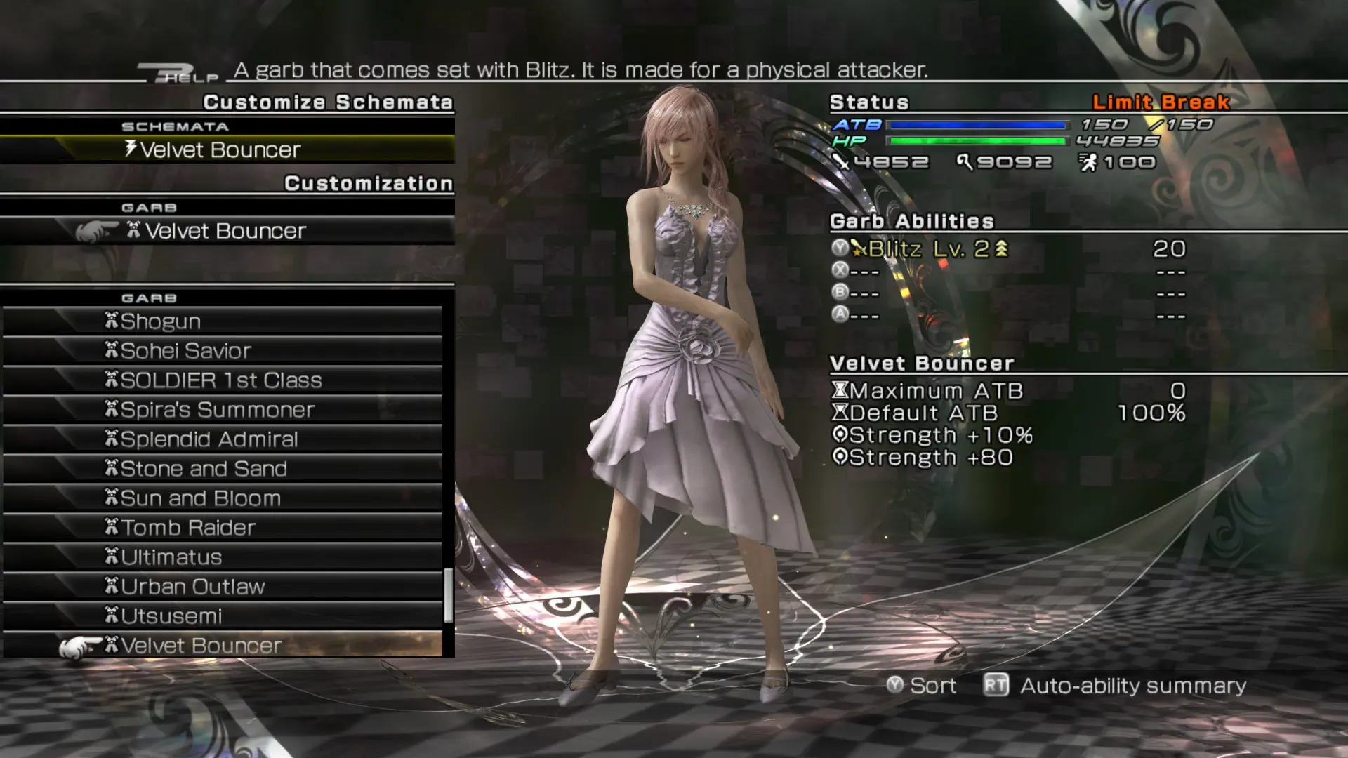 Lr Garb Replacement At Lightning Returns Final Fantasy Xiii Nexus