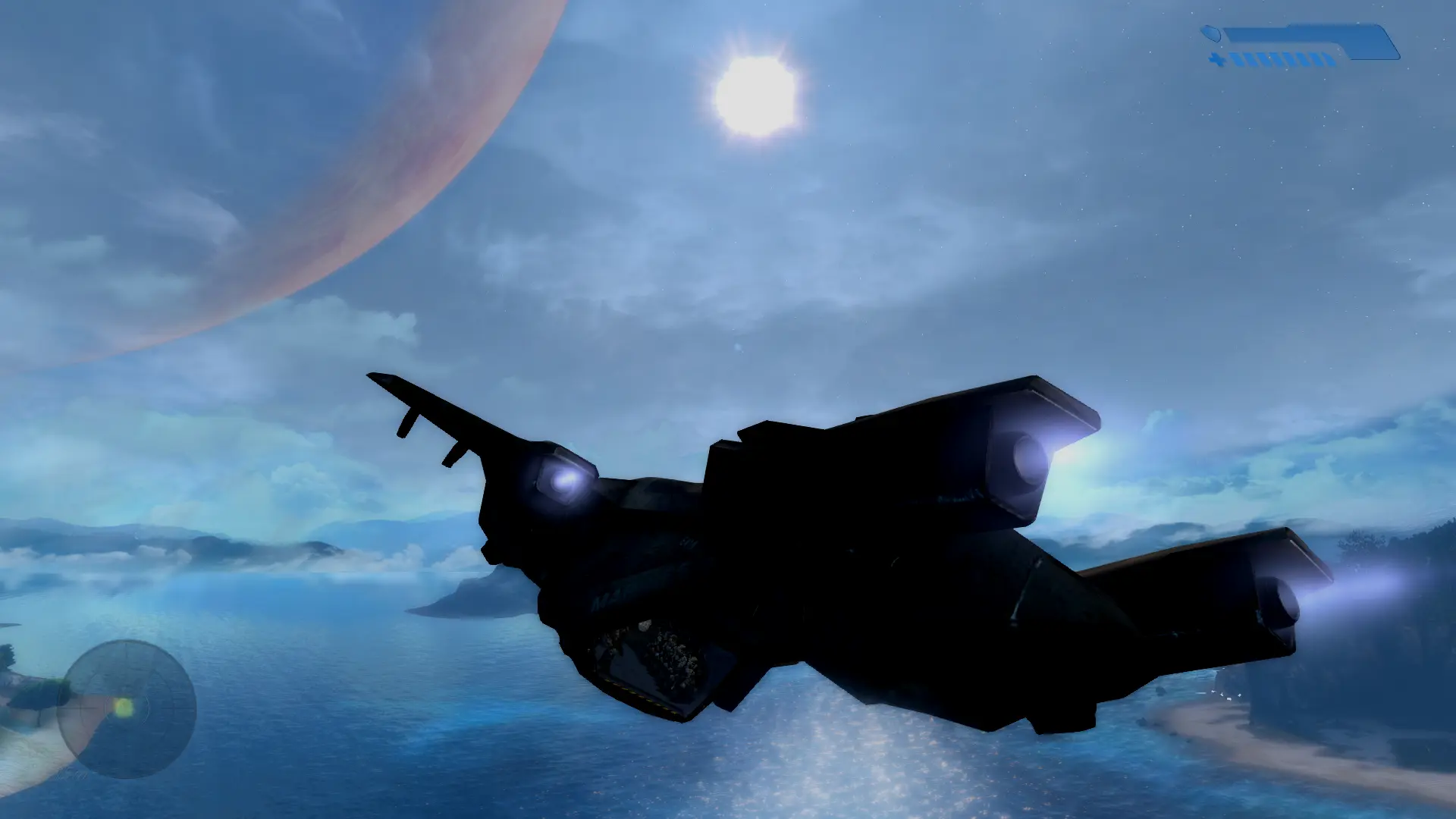 Flyable Halo Ce Pelican On The Silent Cartographer At Halo The Master