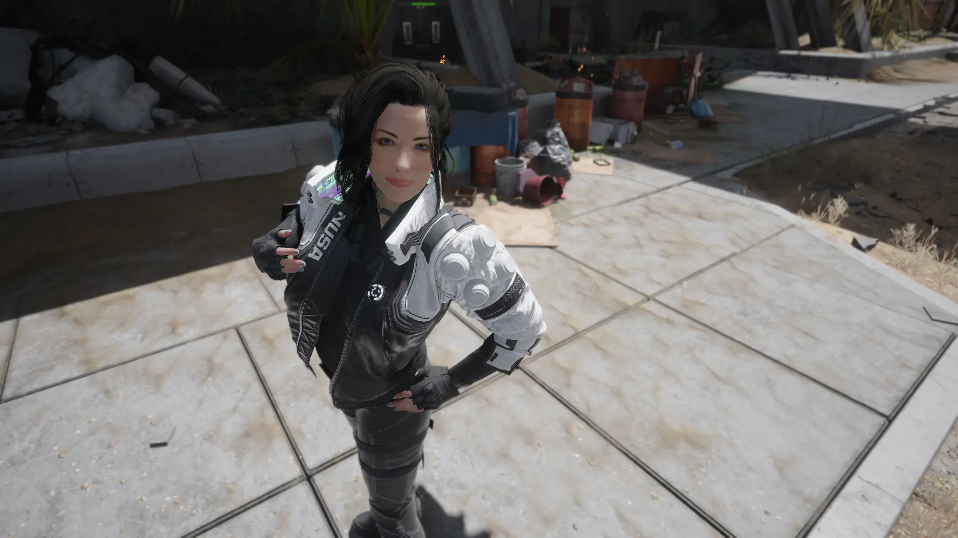 NUSA Infiltrator Jacket EBB Refit At Cyberpunk 2077 Nexus Mods And