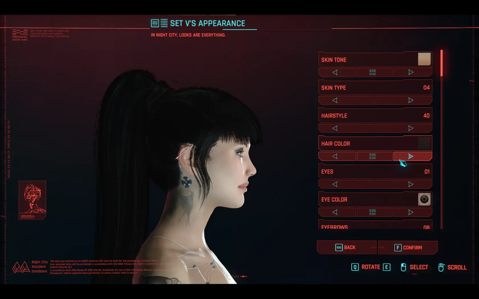 Female V Preset Purev At Cyberpunk Nexus Mods And Community