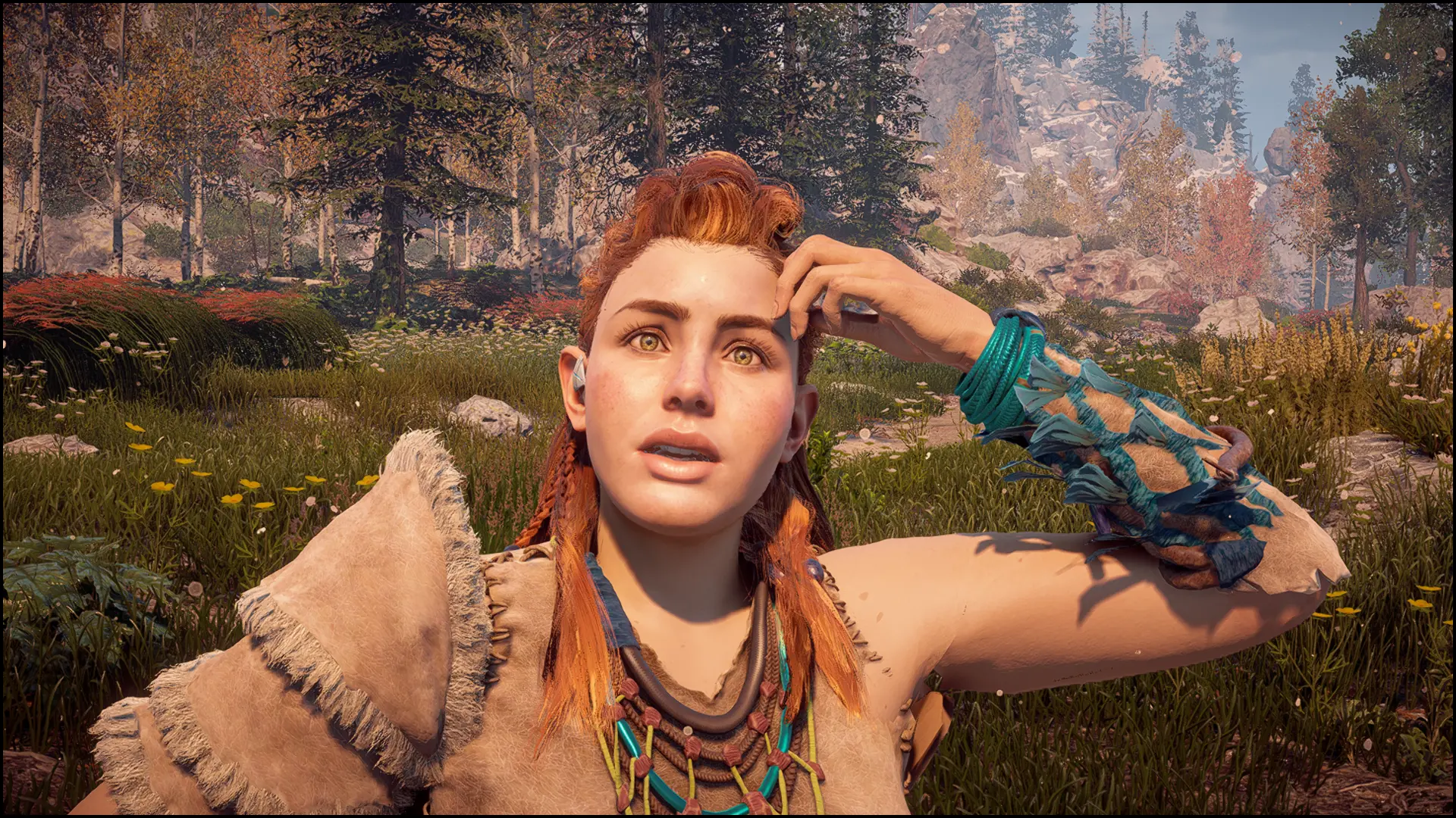 Aloy Chubby Cheeks Big Lips At Horizon Zero Dawn Nexus Mods And