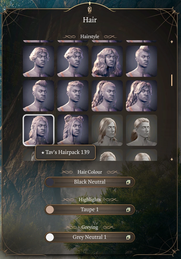 Icon And Race Patches For Tav S Hair Salon At Baldur S Gate 3 Nexus