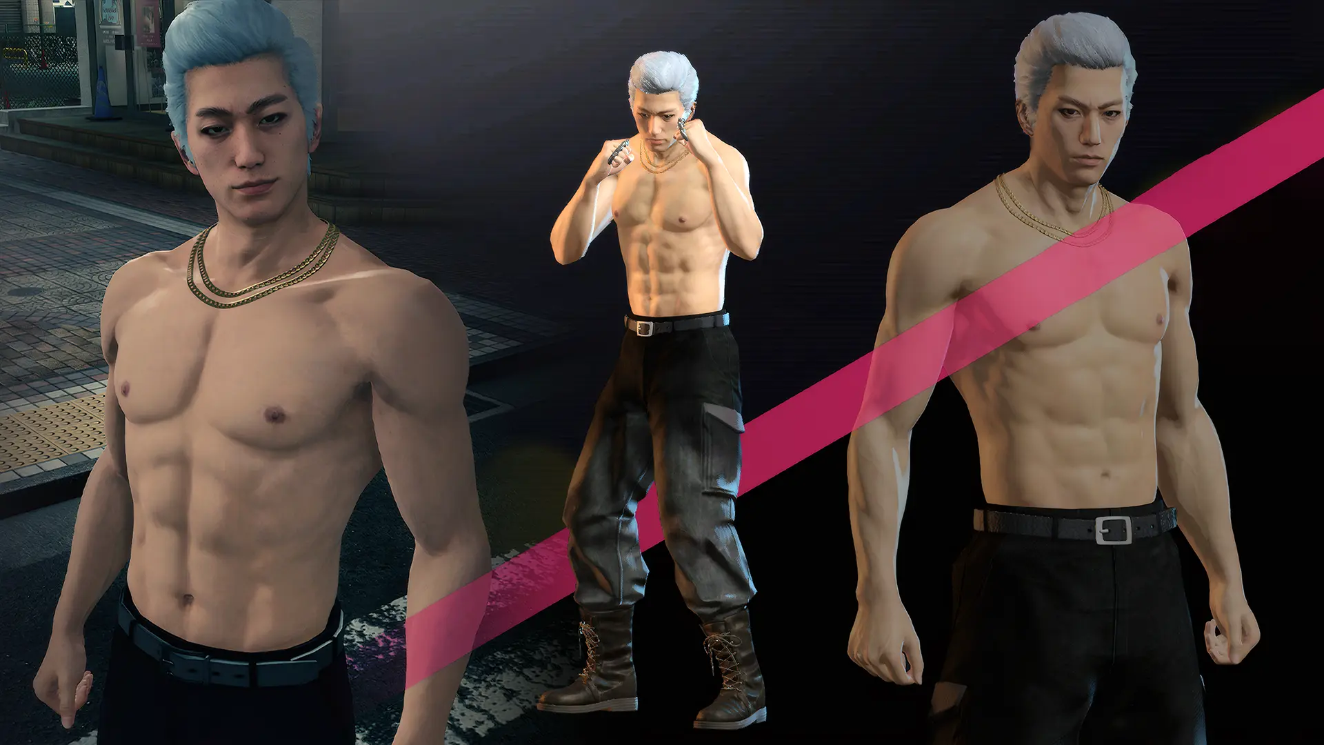 Shirtless Male Characters At Yakuza Like A Dragon Nexus Mods And