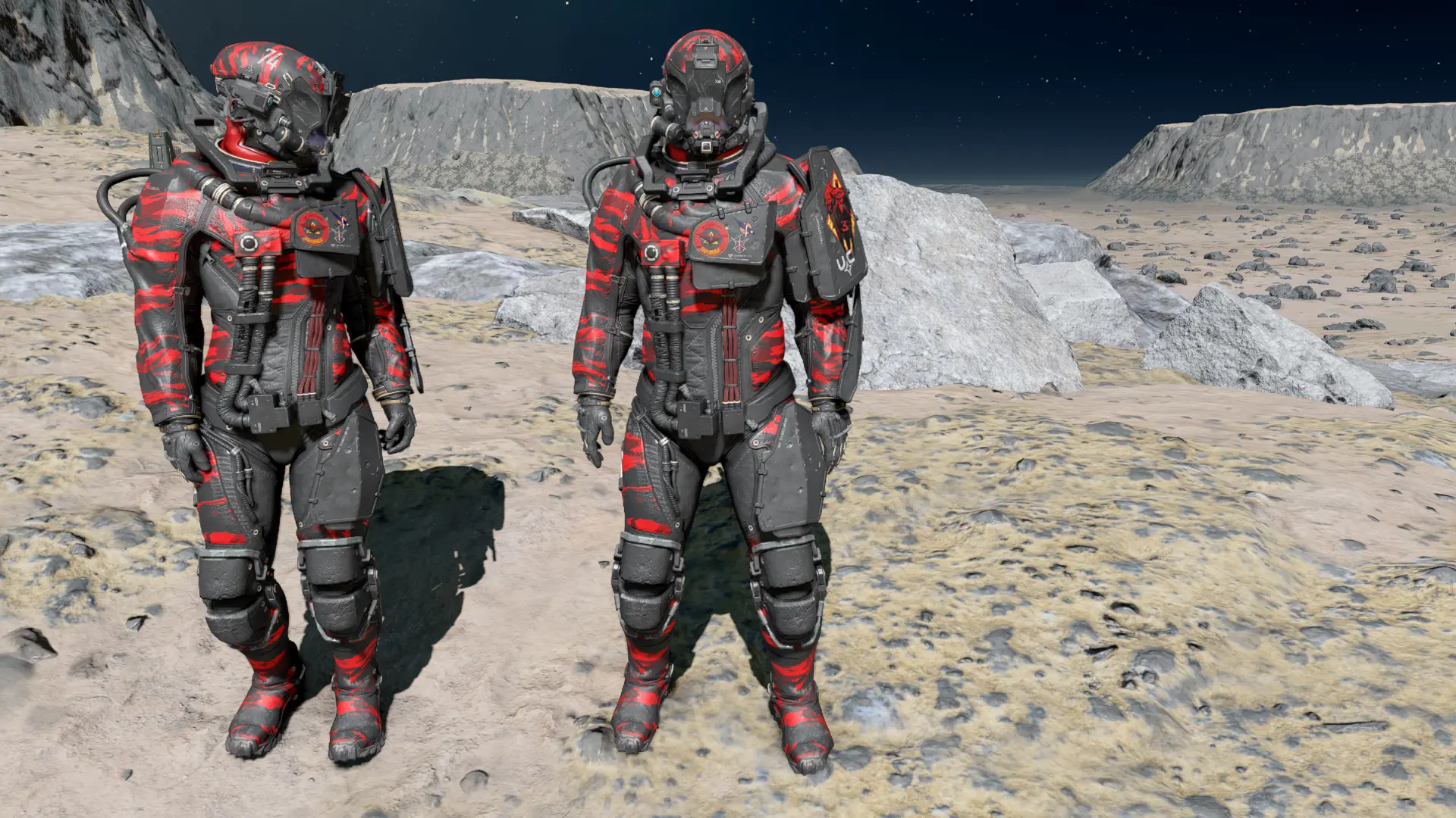 UC Antixeno 3rd Detachment Red Devils Spacesuit At Starfield Nexus