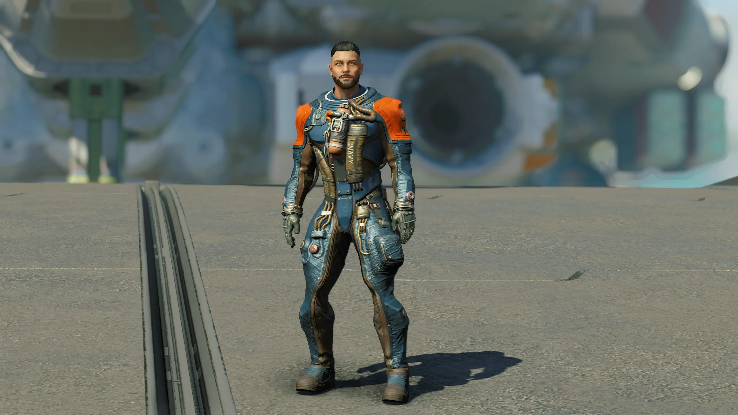 Male Uc Vanguard Space Suit Remodeled At Starfield Nexus Mods And