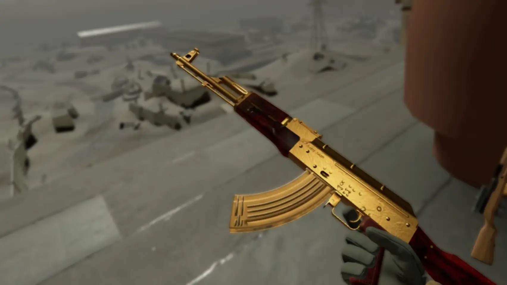 Golden AKM Retexture At Into The Radius VR Nexus Mods And Community