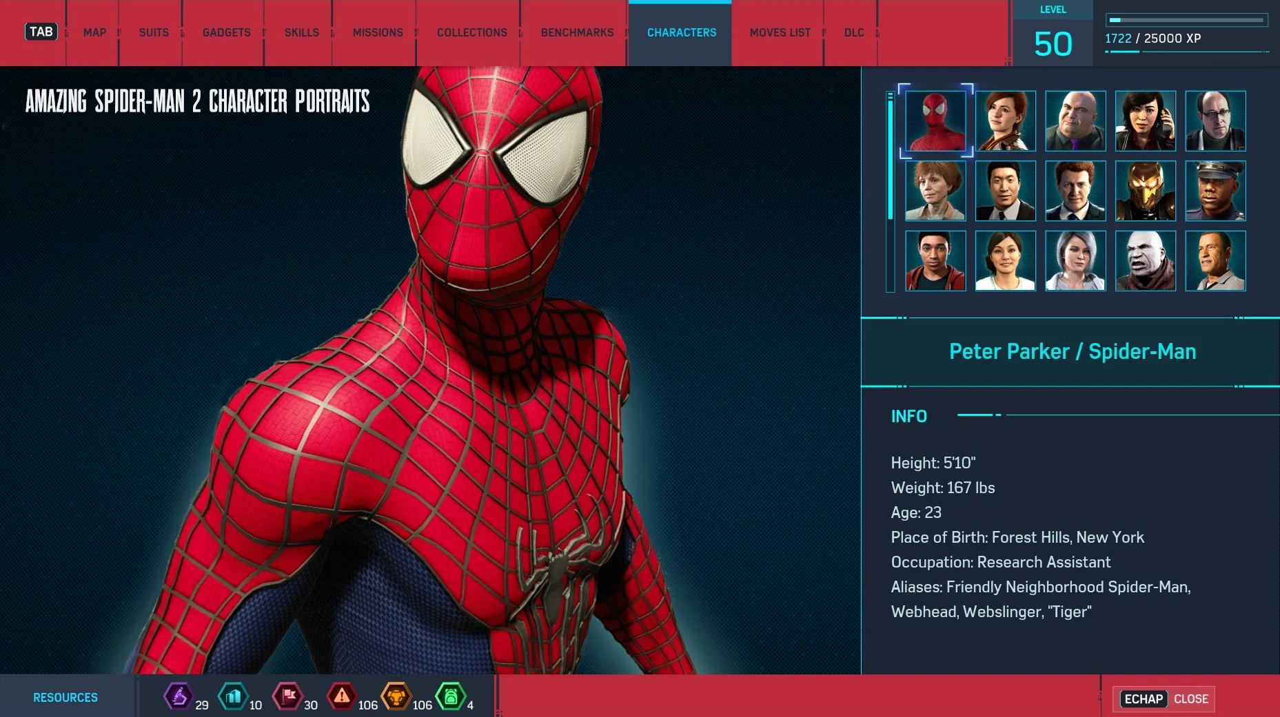 The Amazing Spider Man Character Portraits At Marvels Spider Man