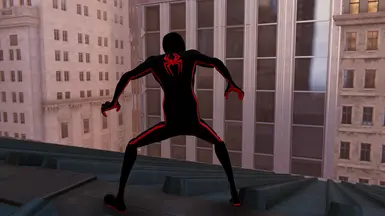 Across The Spider Verse Miles Morales Suit At Marvels Spider Man