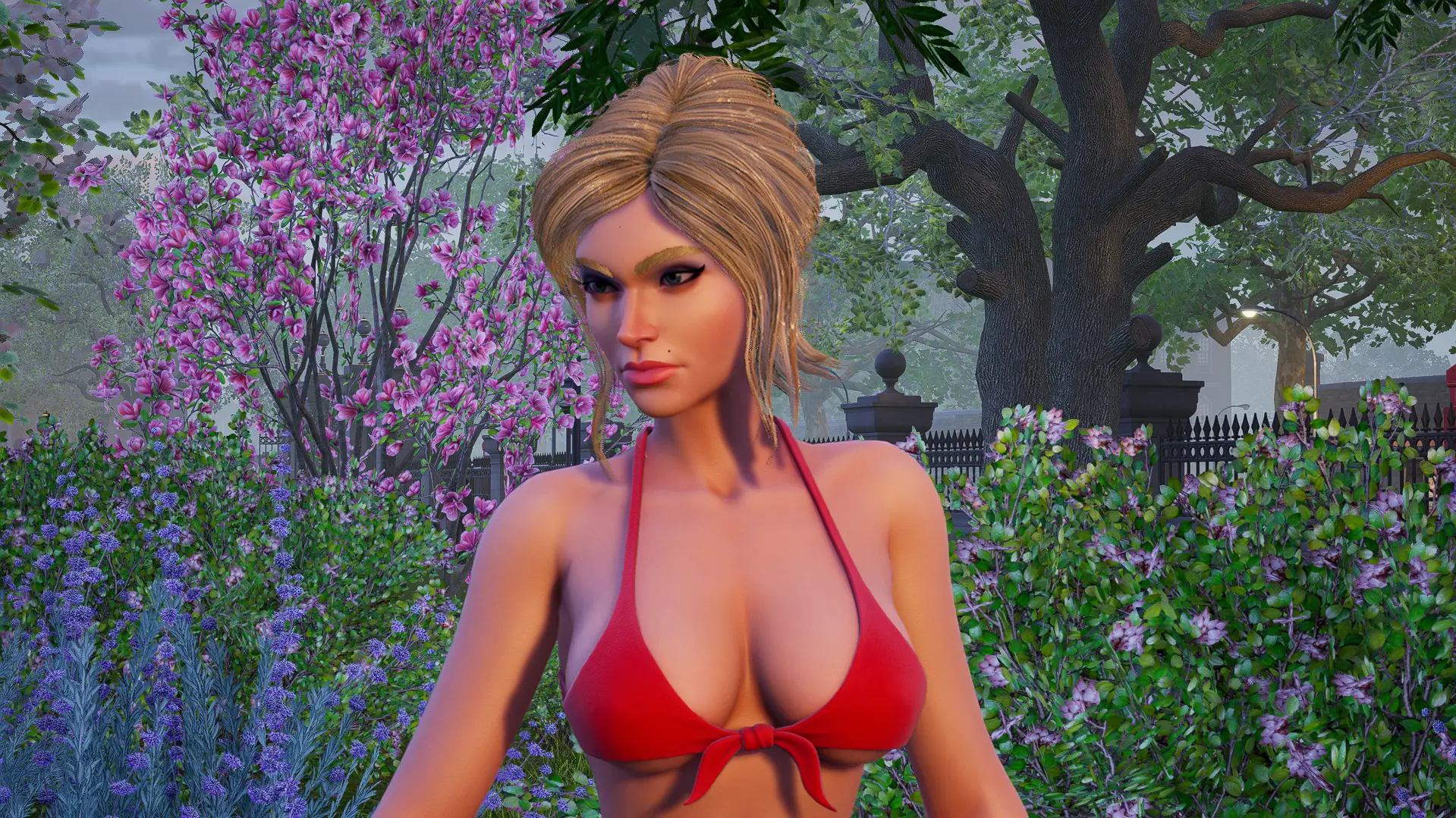 Natalya Red Bikini At Destroy All Humans 2 Reprobed Nexus Mods And