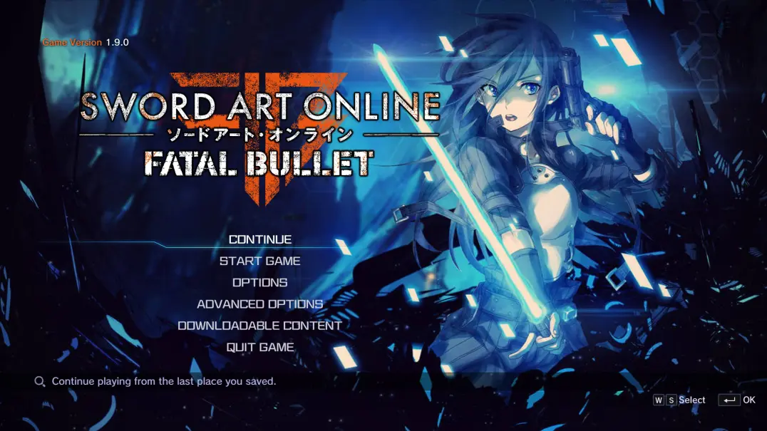 Title Screen Replacer At Sword Art Online Fatal Bullet Nexus Mods