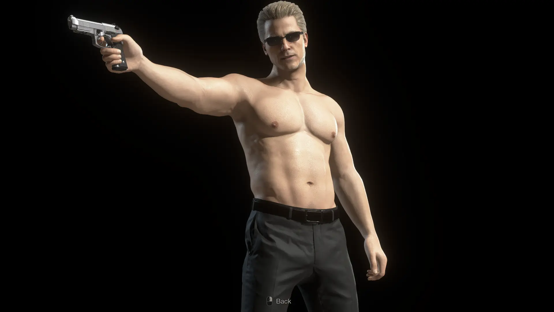 Shirtless Classic Albert Wesker At Resident Evil Nexus Mods