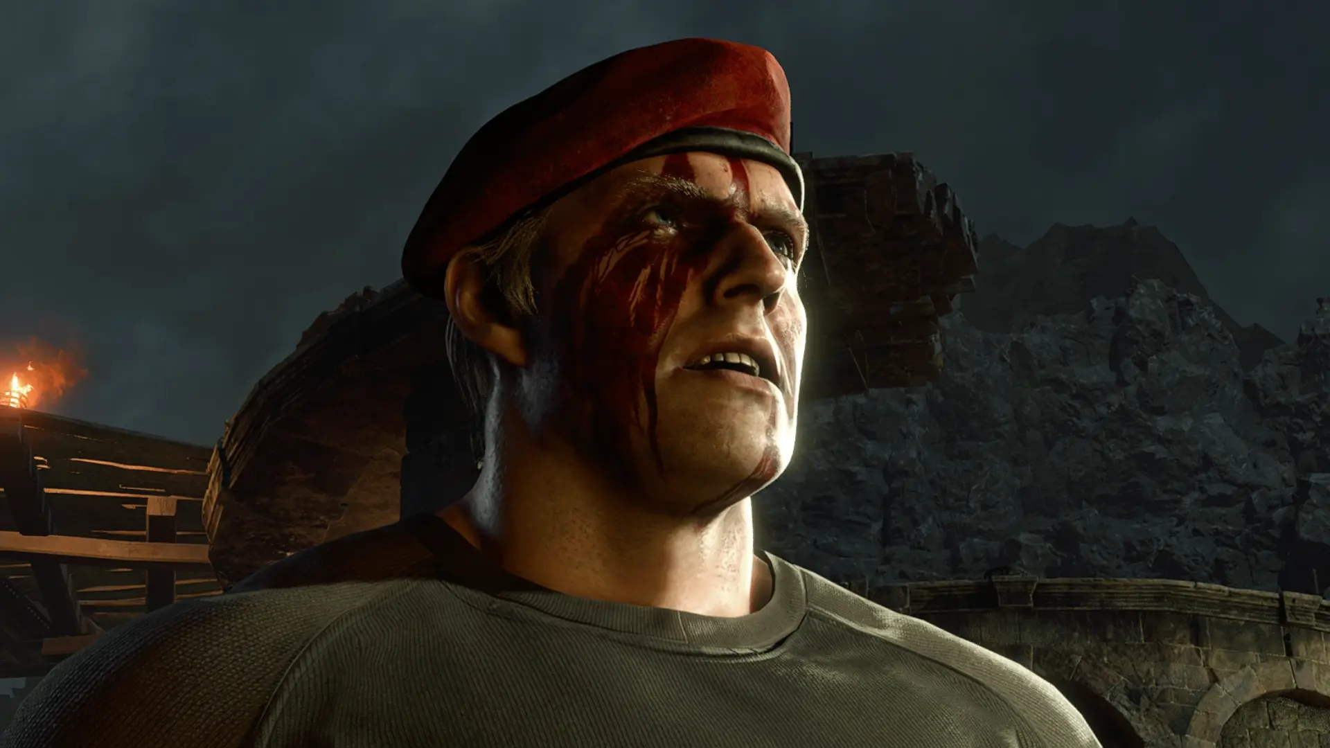 Krauser Without Scars And Always War Paint At Resident Evil