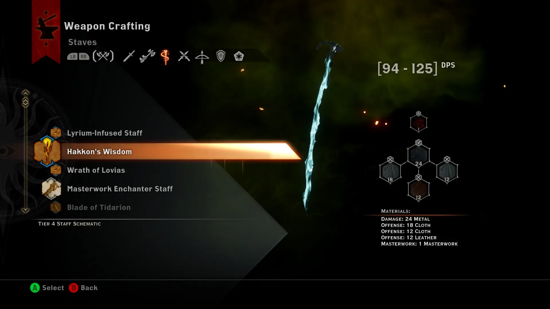 Dragon Age Inquisition Tier Schematics