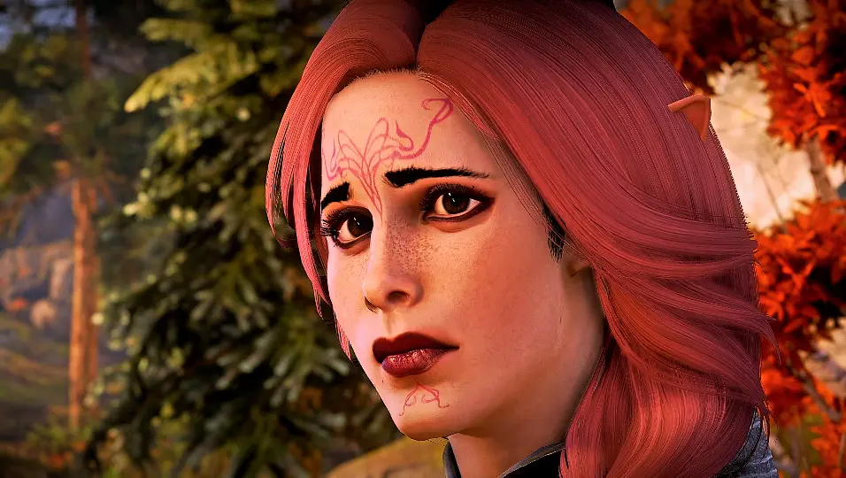 Cedar Lavellan Ef Sliders For Elf Female At Dragon Age Inquisition