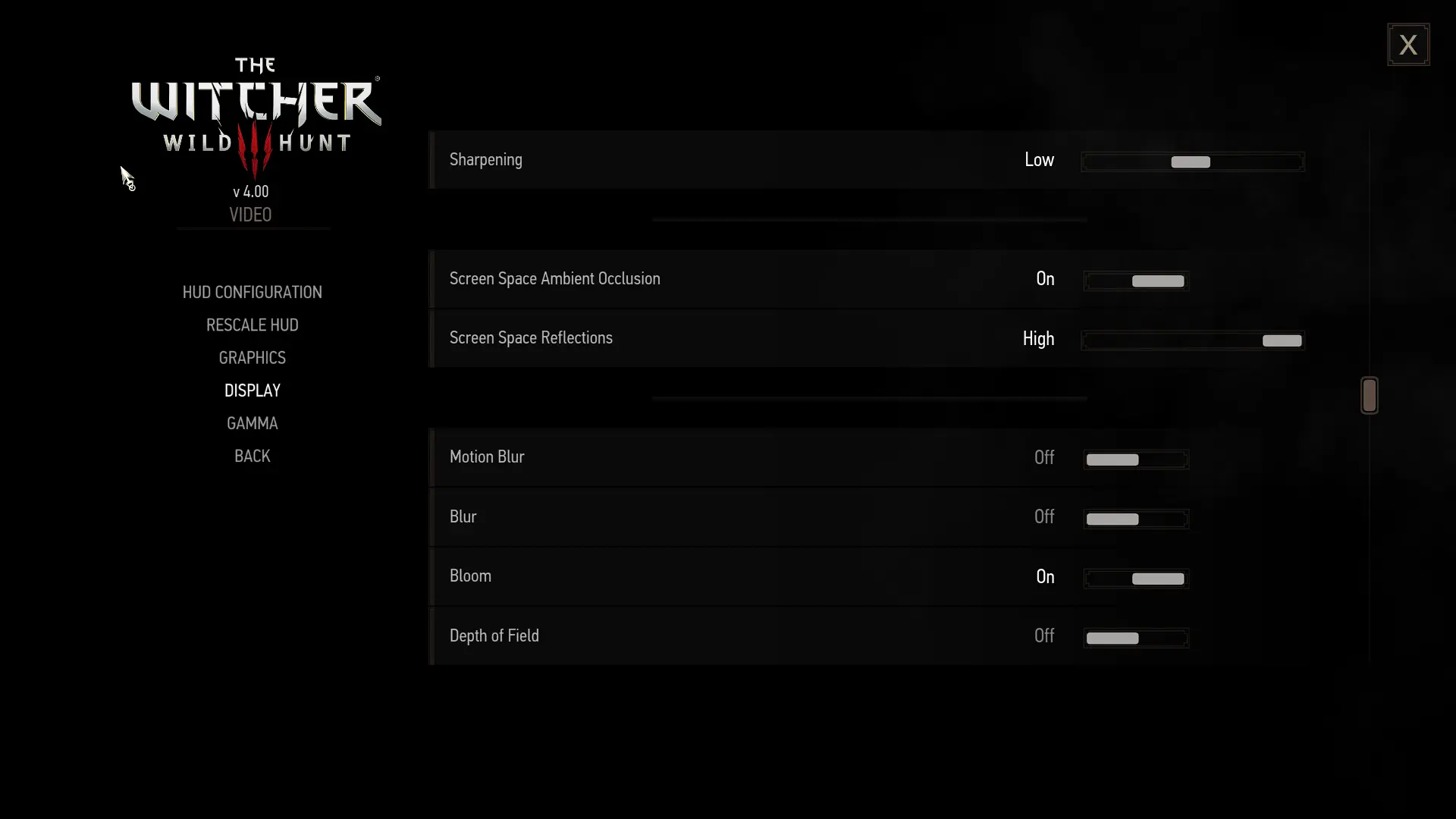 Settings From Graphics To Display Next Gen At The Witcher Nexus