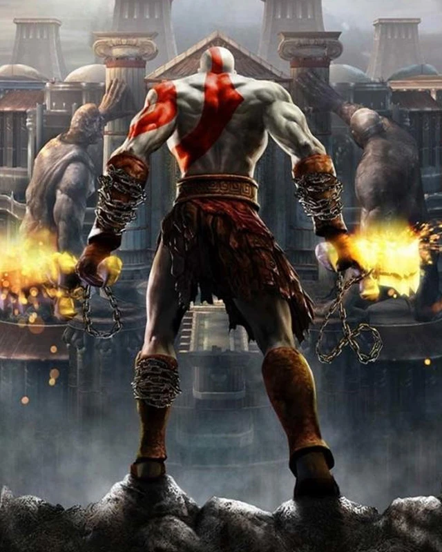 God of War: Chains of Olympus - HD Texture Pack • 60 FPS • 3x