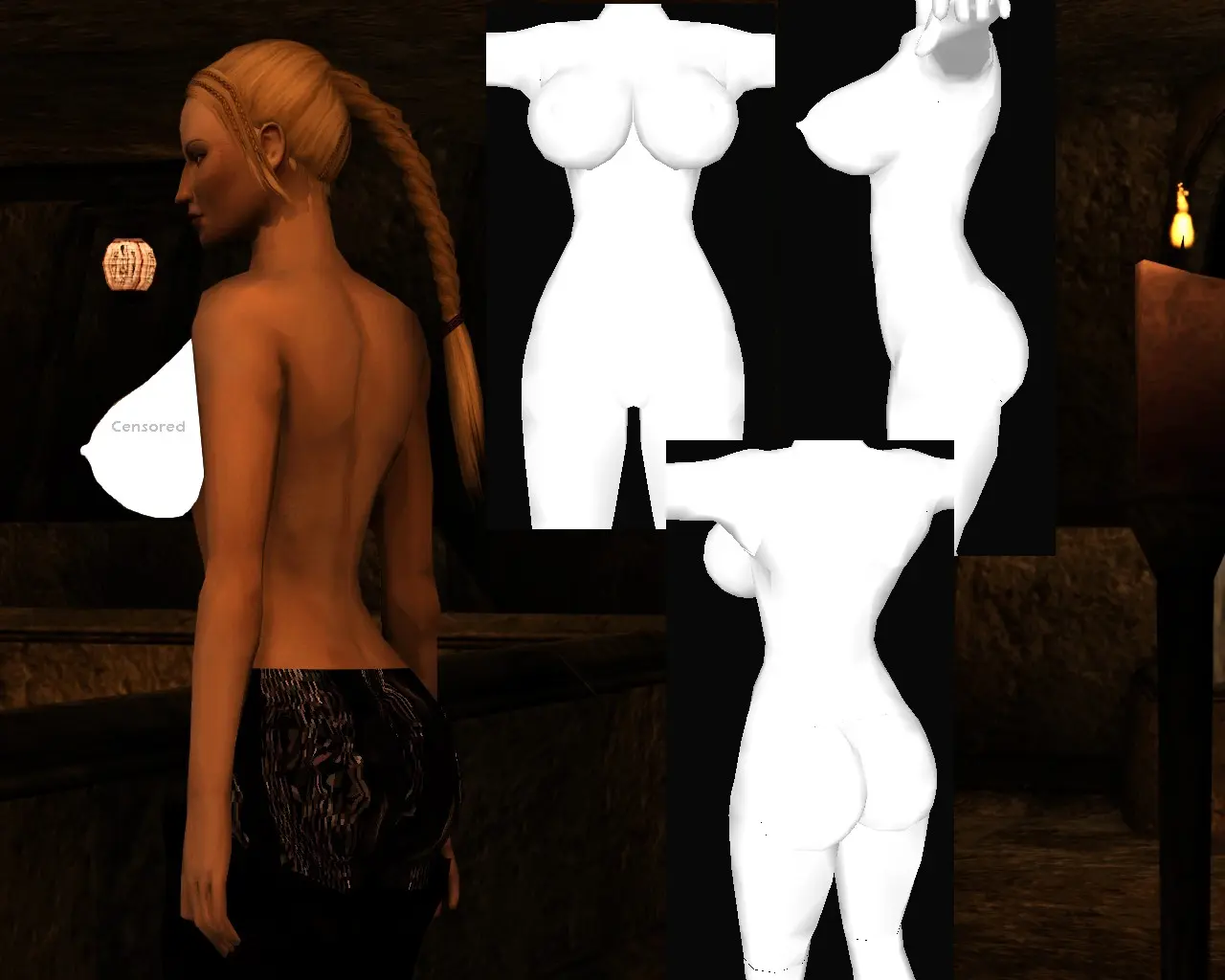 skyrim curvy body mod