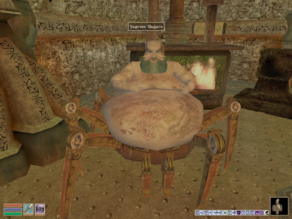 Yagrum in his Air-Ship at Morrowind Nexus - mods and community