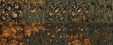 Telvanni exterior bark with amber