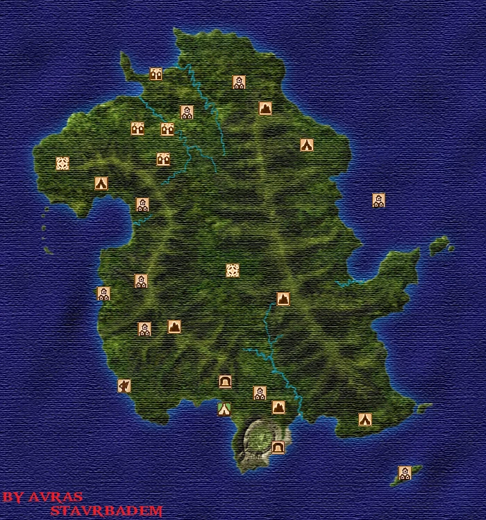 Карта lost island