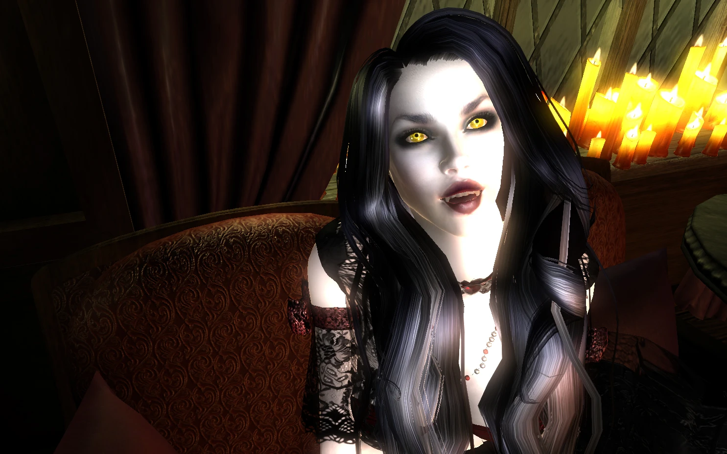 Включи вампиры 1. Vampire Life Гласеа Лаболас. Oblivion вампиры. Обливион мод лицо вампира. Oblivion мод лица вампиров.