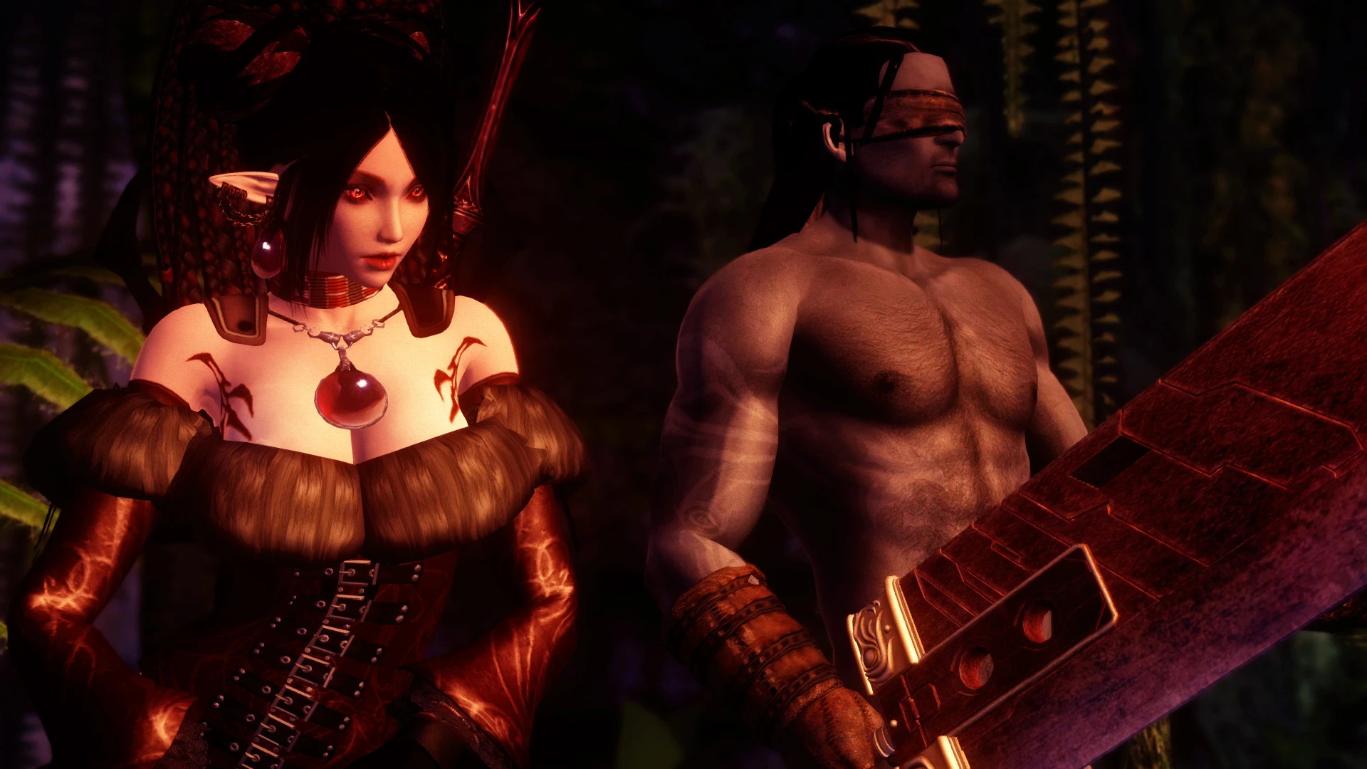 Scarlet Witch and Ashen Wanderer at Oblivion Nexus - mods and