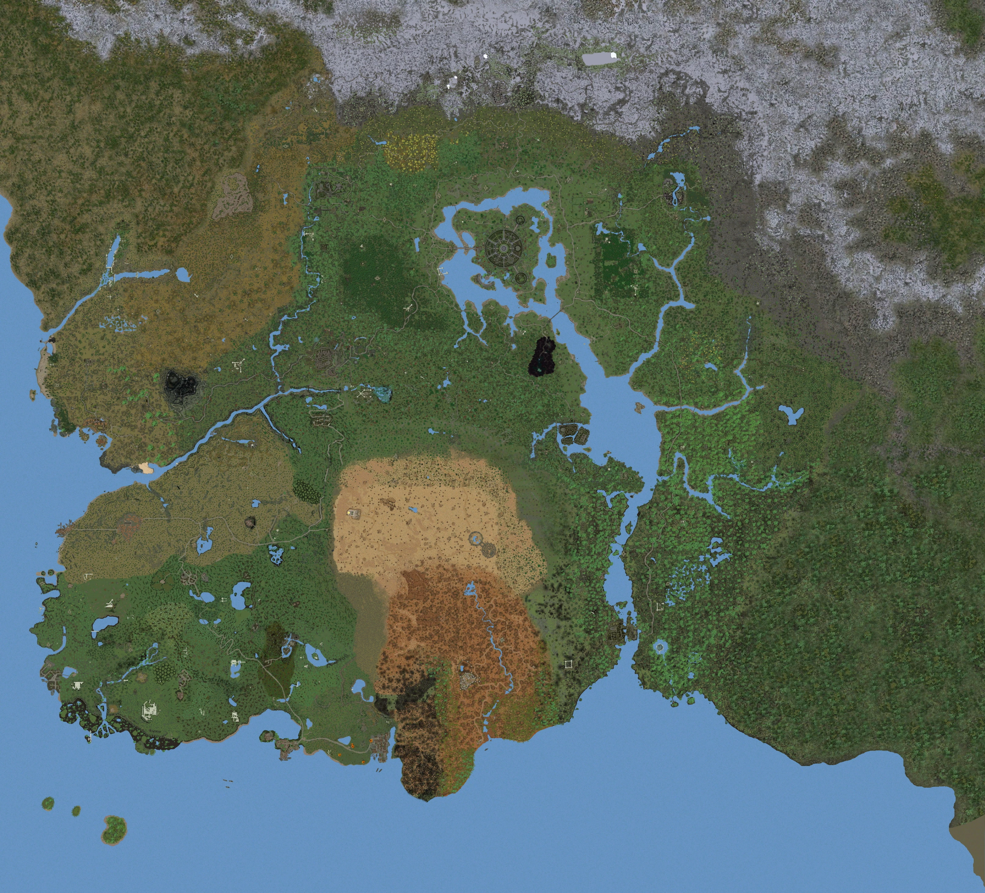 Dynamic Map - Terrain Map for 'Unique Landscape Compilation' Dynamic Map - Terrain Map for 'Unique Landscape Compilation'