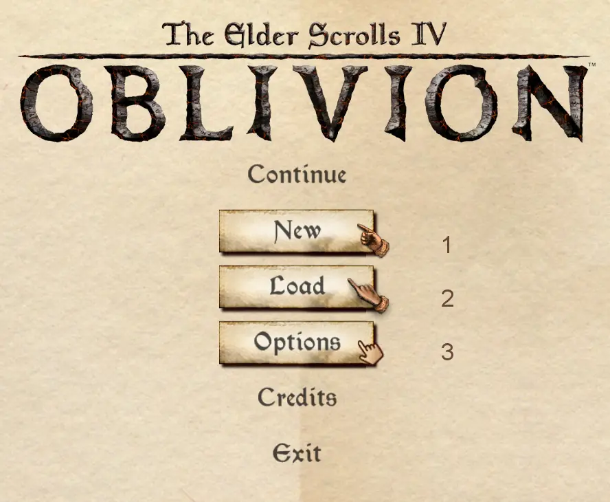 Pointing Finger Cursors - Oblivion - Best Mods