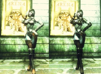 Argent Iron Armor Pose by The Arena Sign