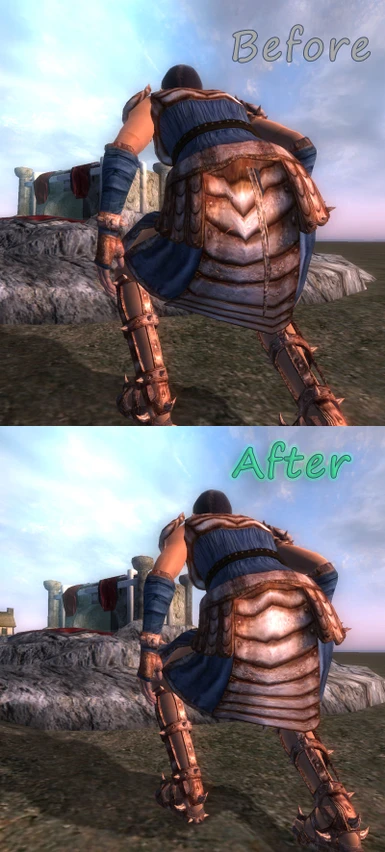 Arena armor - better butt