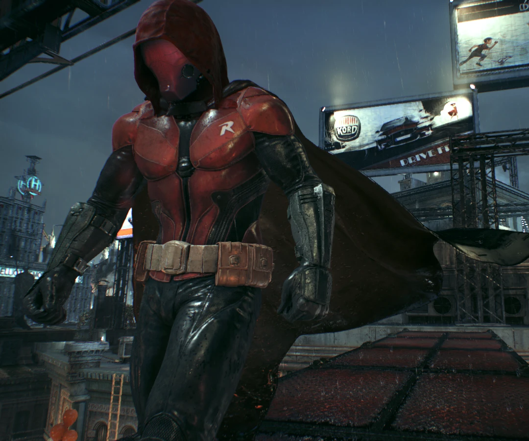 Detail it's not Robin or Red Hood but Batman at Batman: Arkham Knight Nexus  - Mods and community