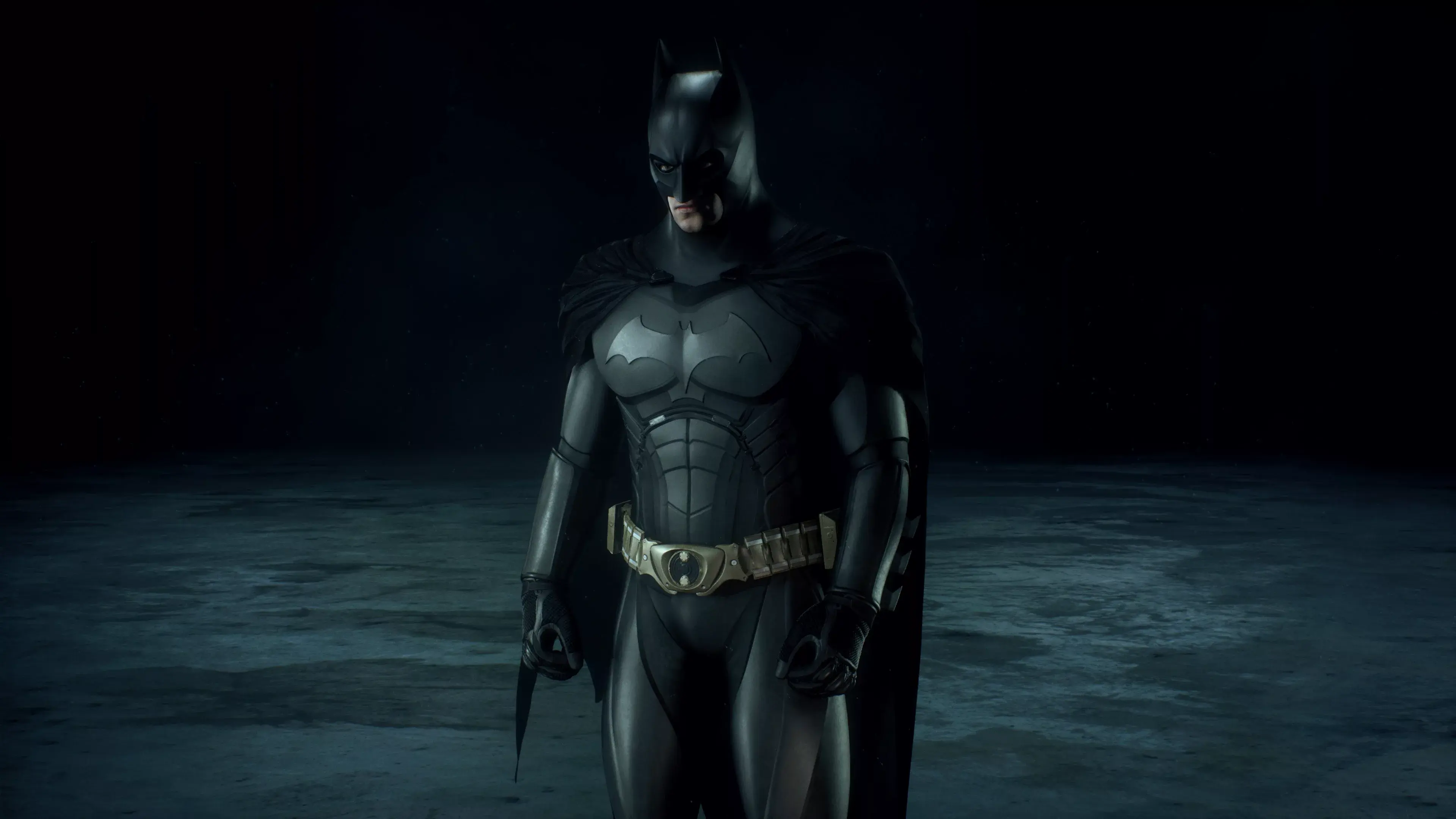 Movie Accurate Batman Begins Suit Slot at Batman: Arkham Knight Nexus 