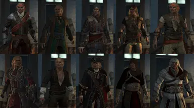 Edward Outfits Set-1 For rogue