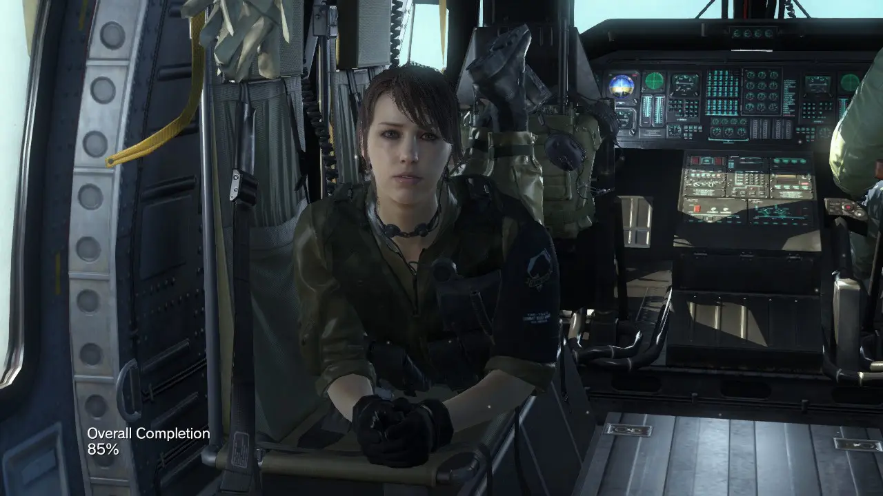 Olive Drab Quiet with Diamond Dogs logo at Metal Gear Solid V: The ...