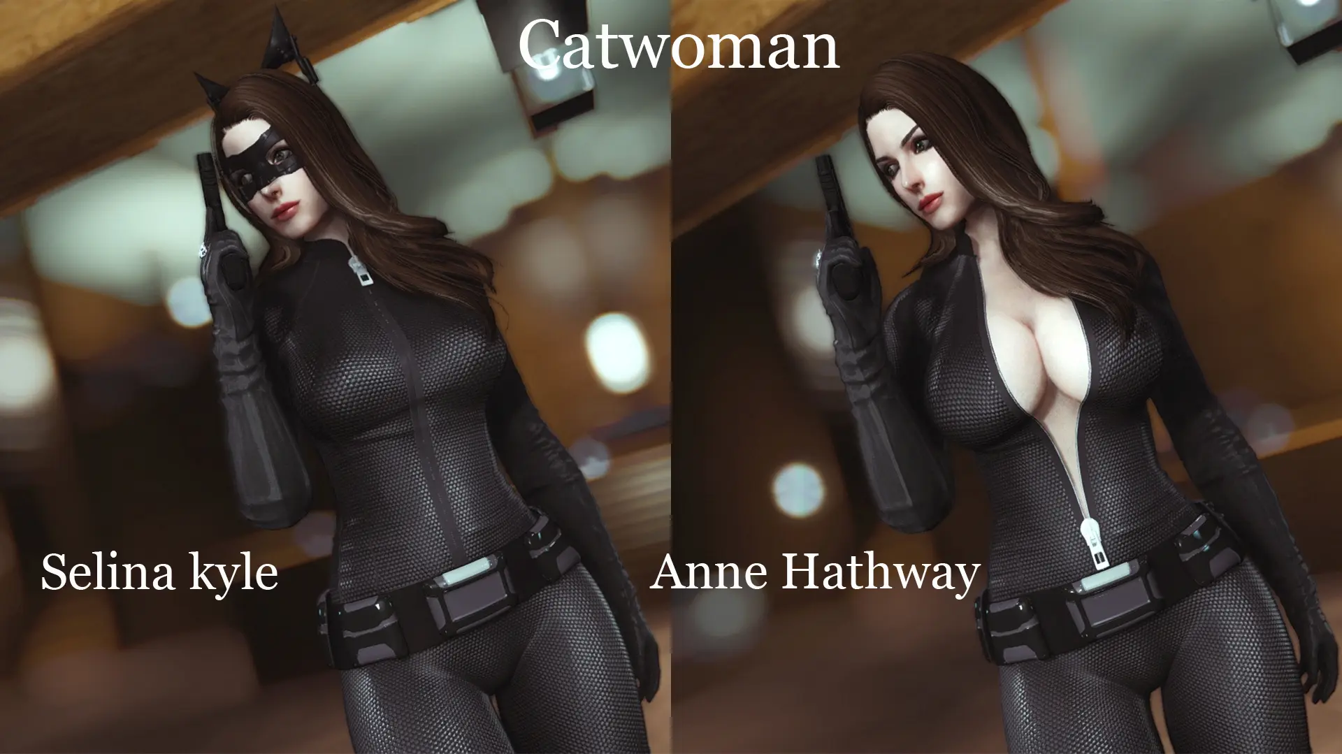 Fallout 4 catwoman suit фото 14