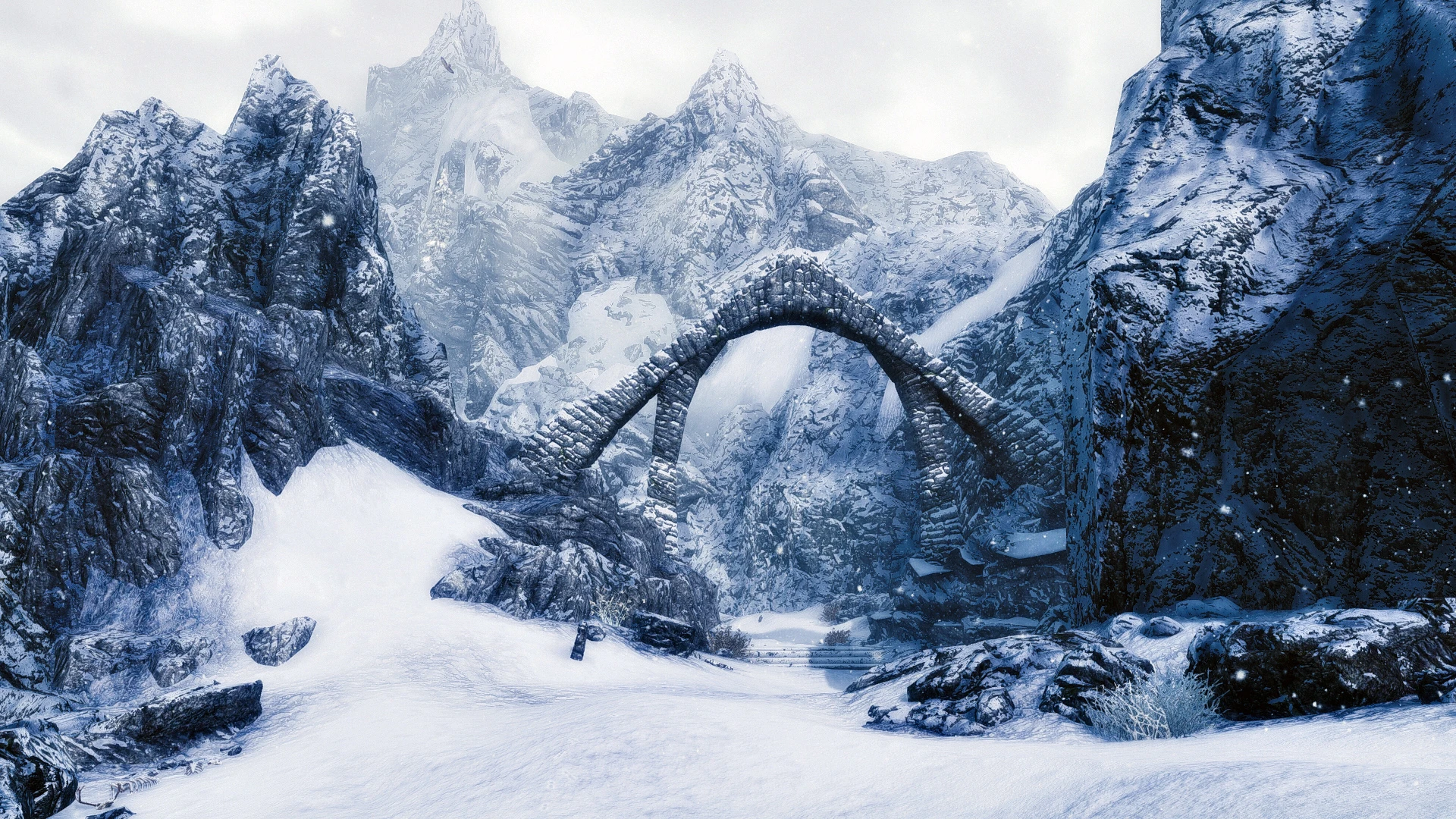 The Elder Scrolls v: Skyrim зима
