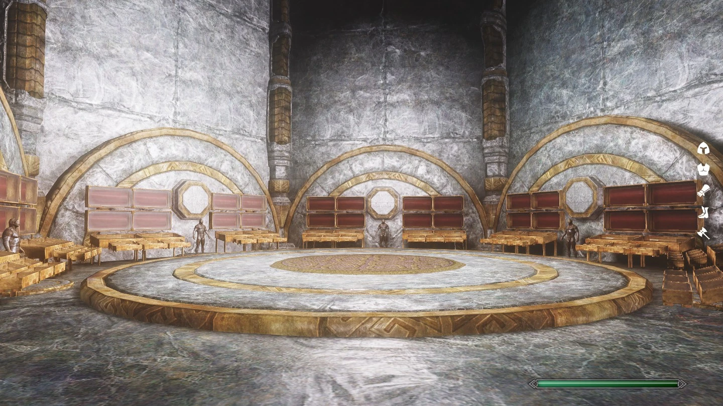 Dwarven Aetherial Home The Artifact Tower Update 01 New Armory At Skyrim Nexus Mods And Community