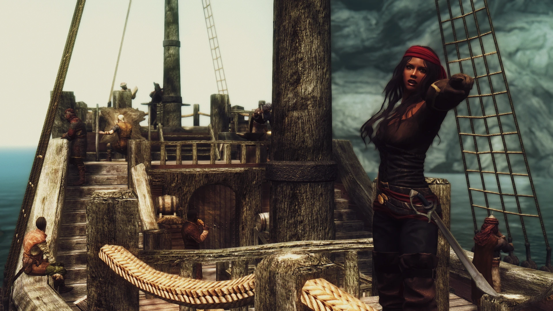 Yisra the pirate.