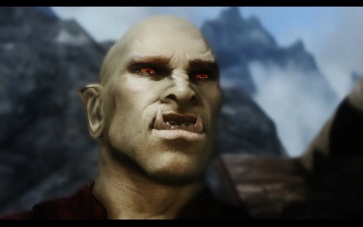 orc skyrim face