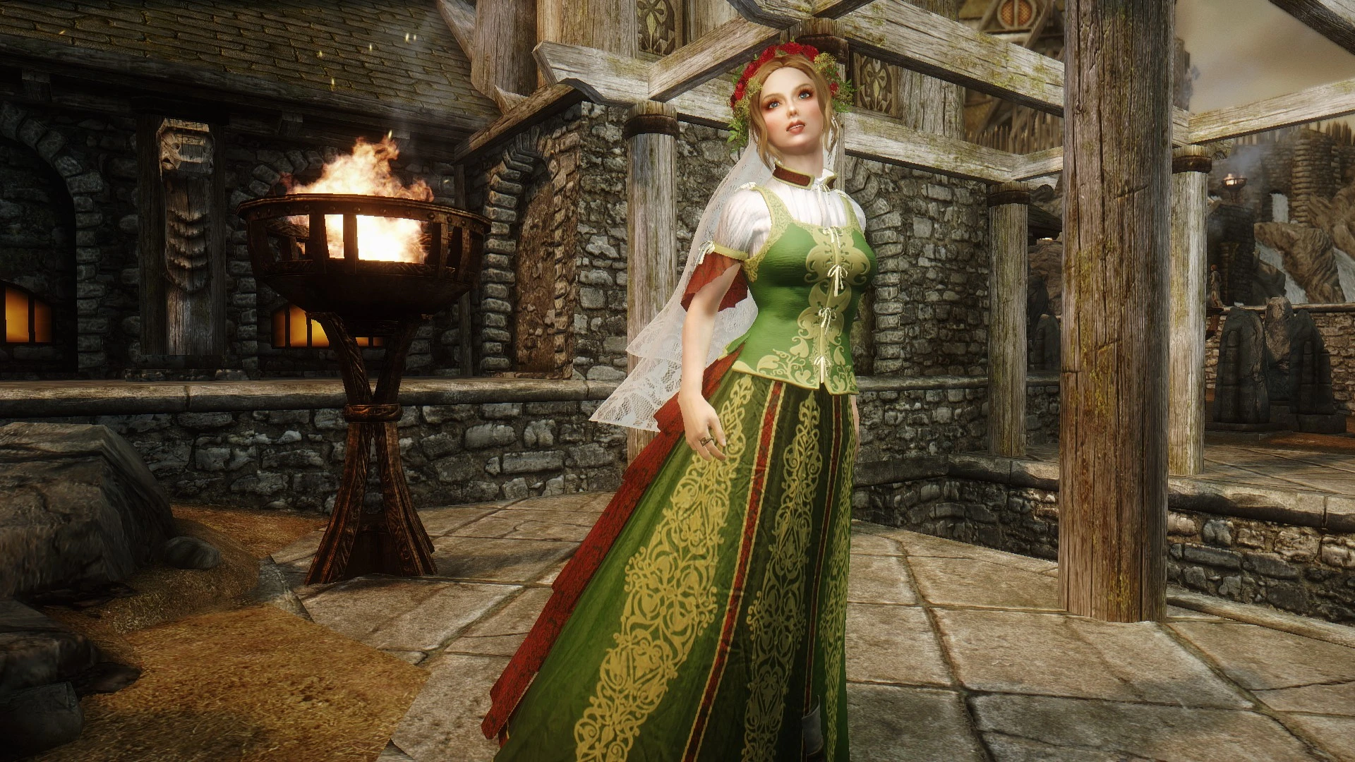 Мод чар скайрим. Skyrim Dress Mod Торн. Скайрим мод бумажные деньги. Скайрим платье трактирщицы.