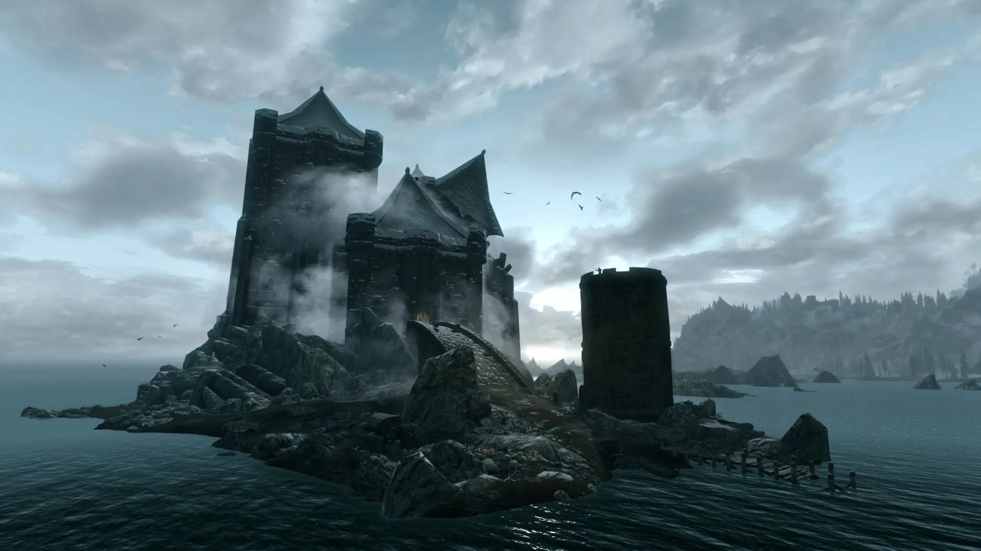 skyrim se castle volkihar mod