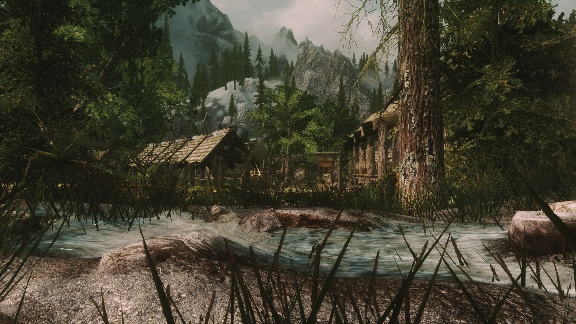 Hidden View of Riverwood at Skyrim Nexus - Mods and Community