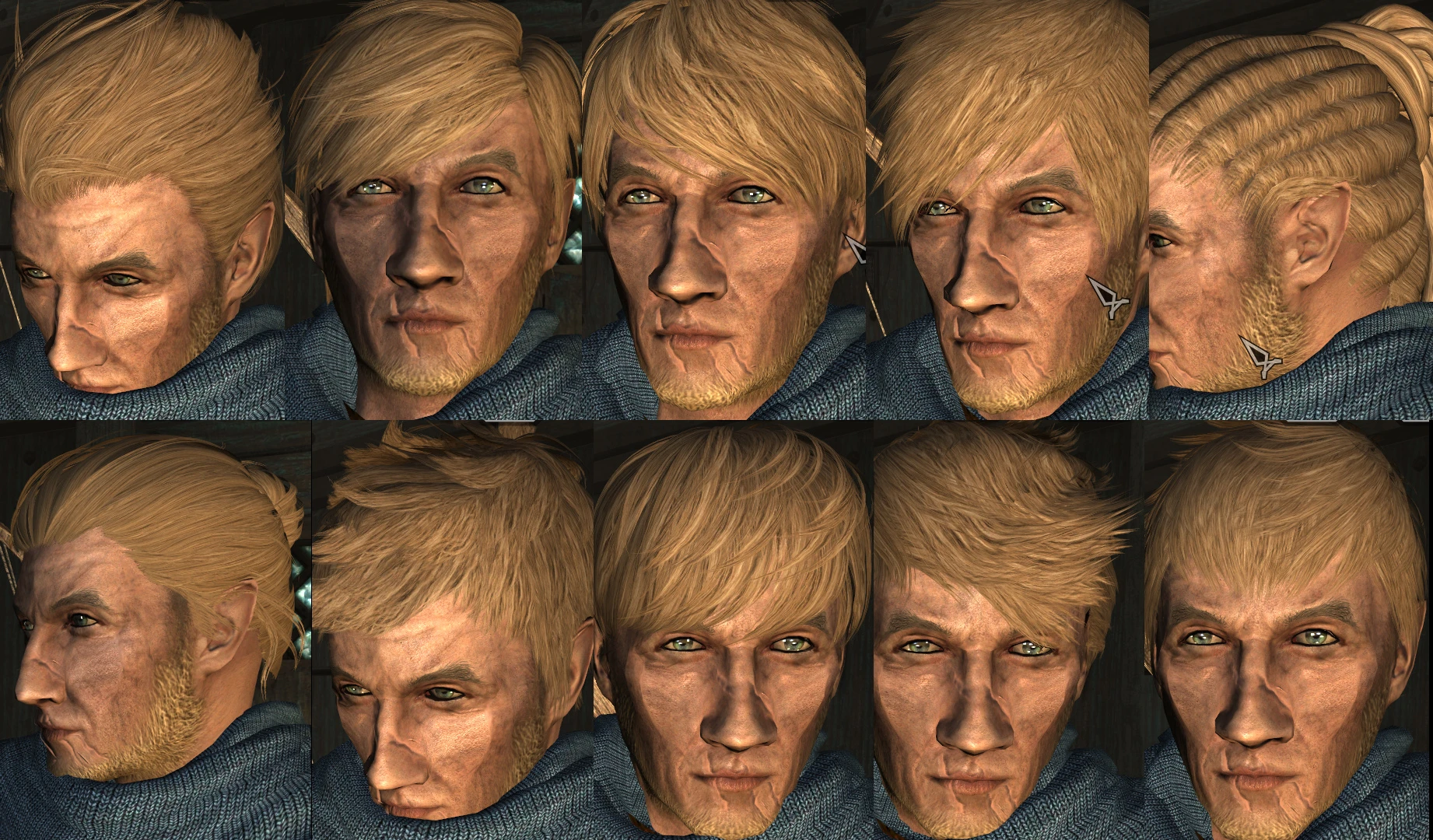 Rougher Sorta lore-friendly hair for Males.