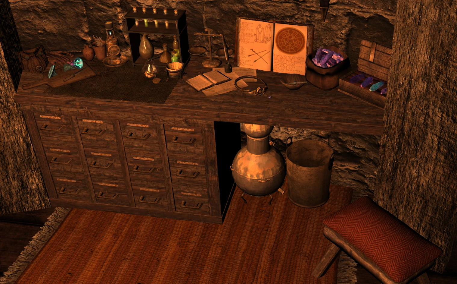 The Hatch - new workbench clutter at Skyrim Nexus - Mods and Community