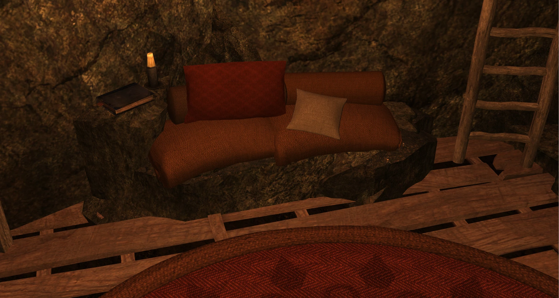 Hideaway Asymmetric Stone Sofa At Skyrim Nexus Mods And Community Asymmetric Stone Sofa At Skyrim Nexus